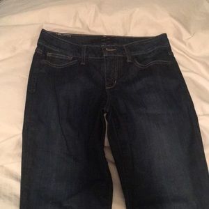 Boot cut blue jeans